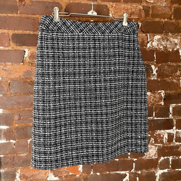 CAbi Black and White A-Line Skirt - Picture 3 of 4